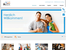 Tablet Screenshot of injoy-bremen.de